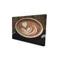 Fondo 12 x 18 in. Artistic Cappuccino-Print on Canvas FO2787707